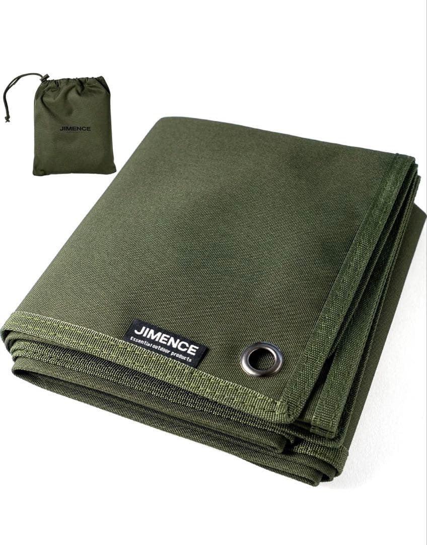 JIMENCE レジャーシート 1・2人用 厚手コンパクト 収納袋付き オリーブ — image 3