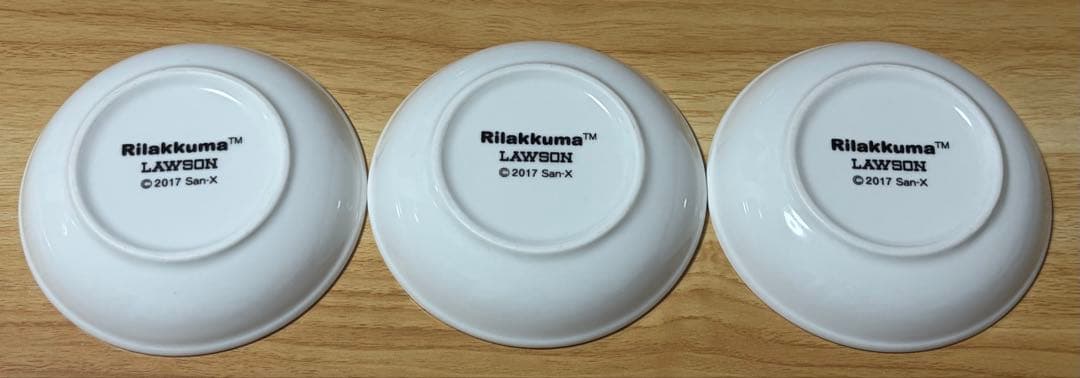 6/28まで限定価格　リラックマ 小皿 3枚セット LAWSON 景品　新品 — image 2