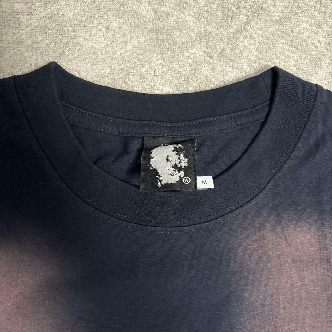WISH FOR EVER Tシャツ ネイビー フェード Mサイズ 試着保管のみ — image 3