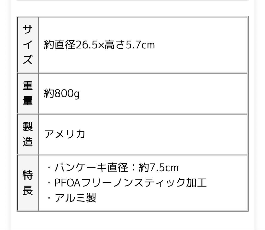 週末セール！ノルディックウエア　パンケーキ フライパン — image 3