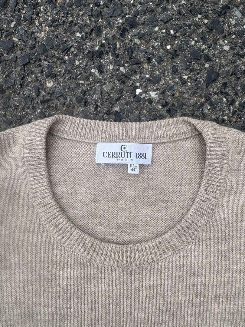 【90s】CERRUTI 1881 ハイゲージ クルーネックニット — image 3