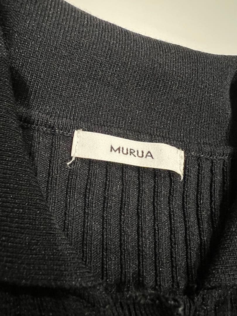 MURUA シアーボーダーポロシャツ — image 3