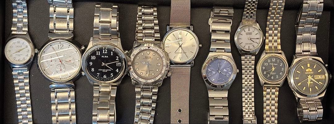 腕時計 ジャンク まとめ売りセット 45本 seiko citizen など — image 3