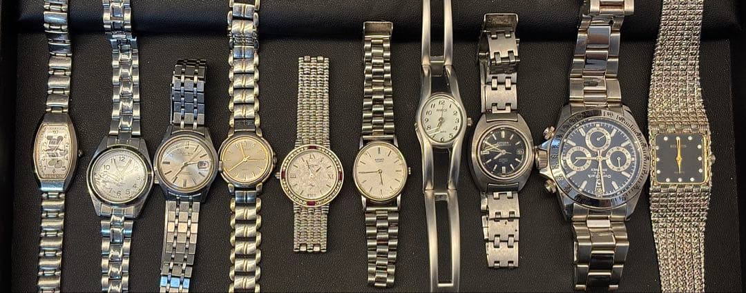 腕時計 ジャンク まとめ売りセット 45本 seiko citizen など — image 4