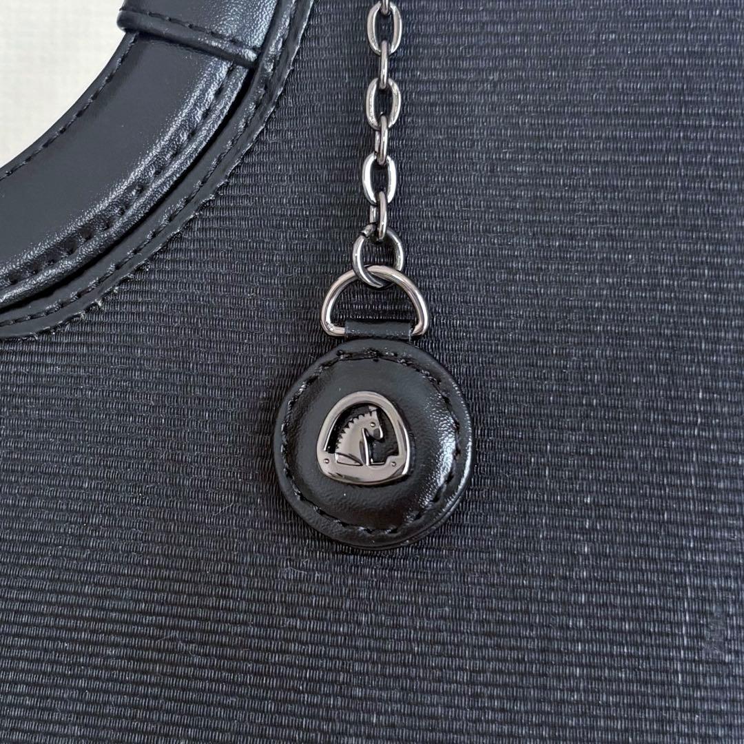 極美品✨GILLIAN ホースヘアー フォーマル ブラック　レザー ハンドバッグ — image 2