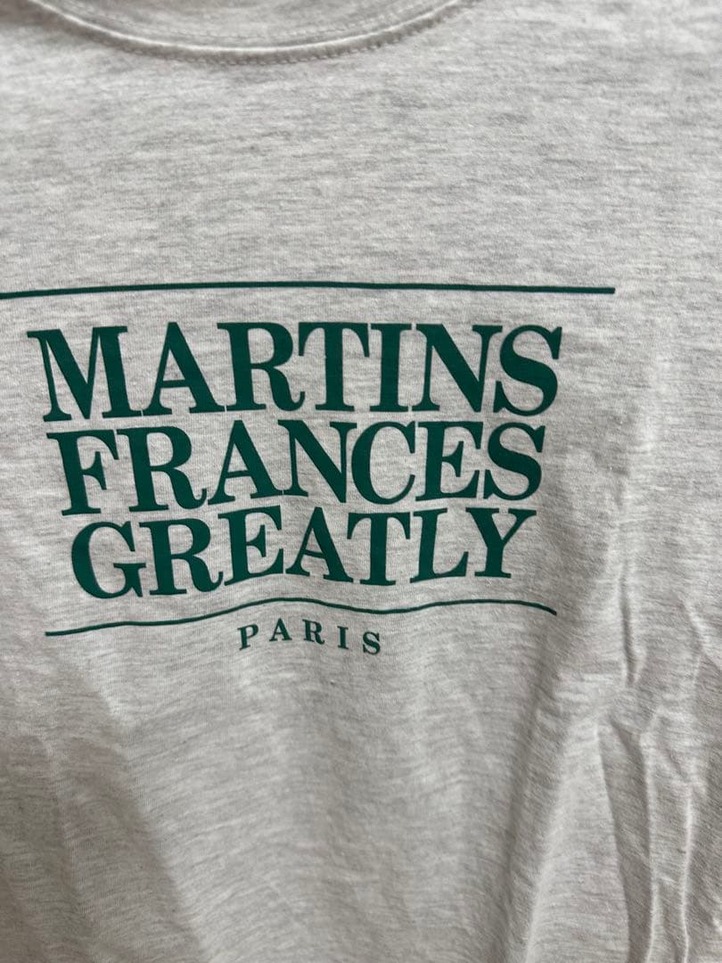 sinsangmarket ロゴTシャツ グレー 美品 フリーサイズ — image 3