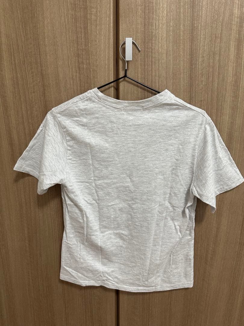 sinsangmarket ロゴTシャツ グレー 美品 フリーサイズ — image 4