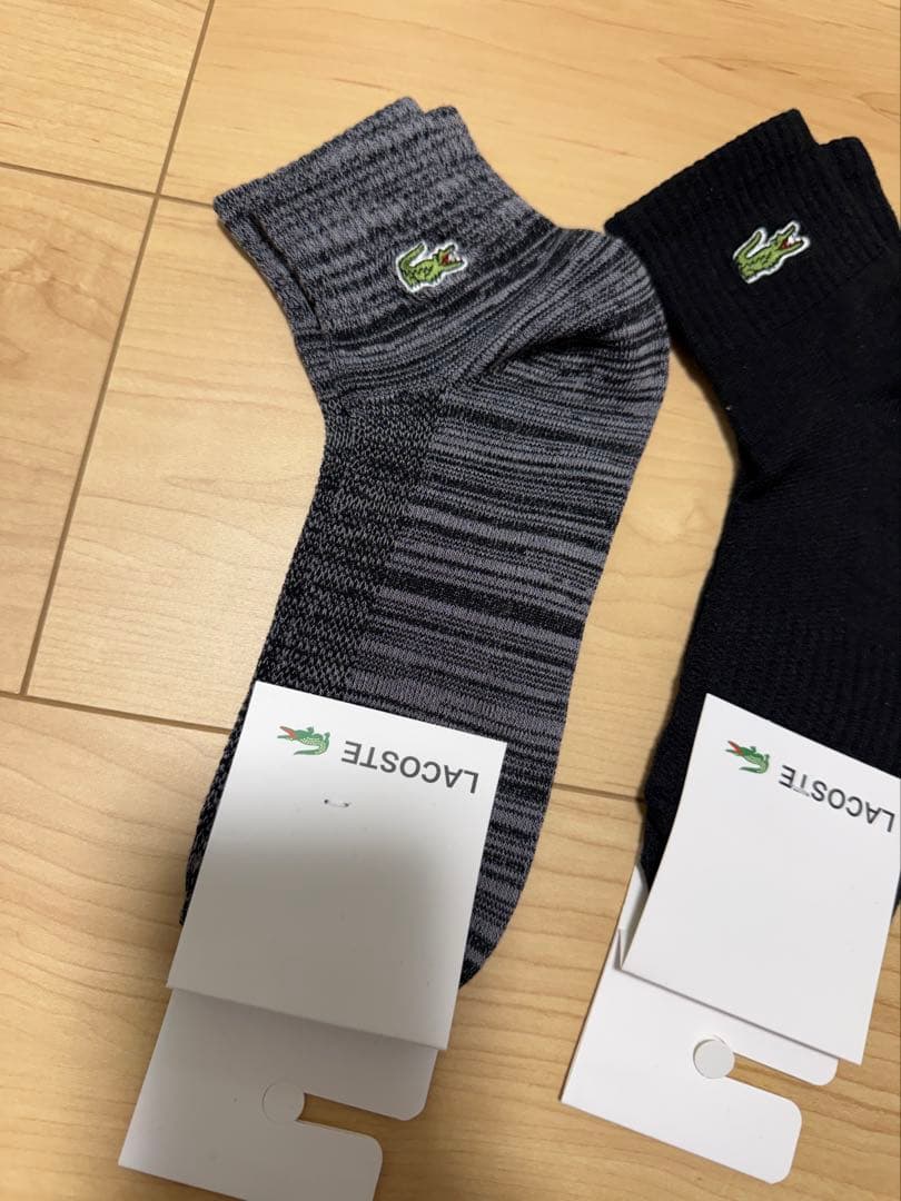 LACOSTE ラコステ メンズソックス 4足セット 25~27cm夏用・通気性 — image 2