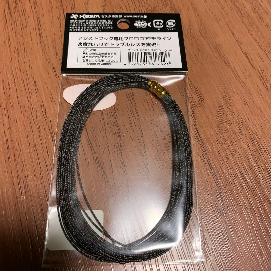 アシストフック専用フロロコアPEライン　12号　5メートル — image 2