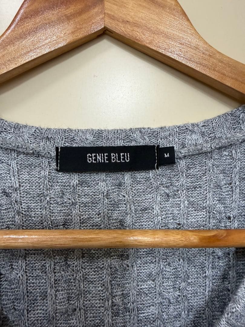 GENIE BLEU Vネックニット y2k archive — image 3