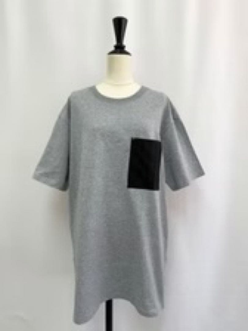 DIANTE 新品　ディアンテ　LEATHER POCKET OVER TEE — image 2