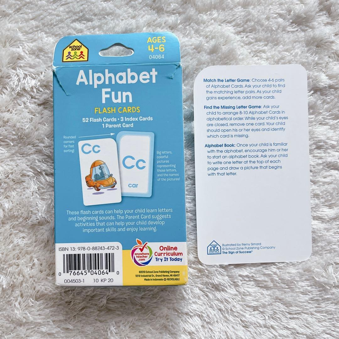 フラッシュカード52枚英語学習School Zone Alphabet Fun — image 2