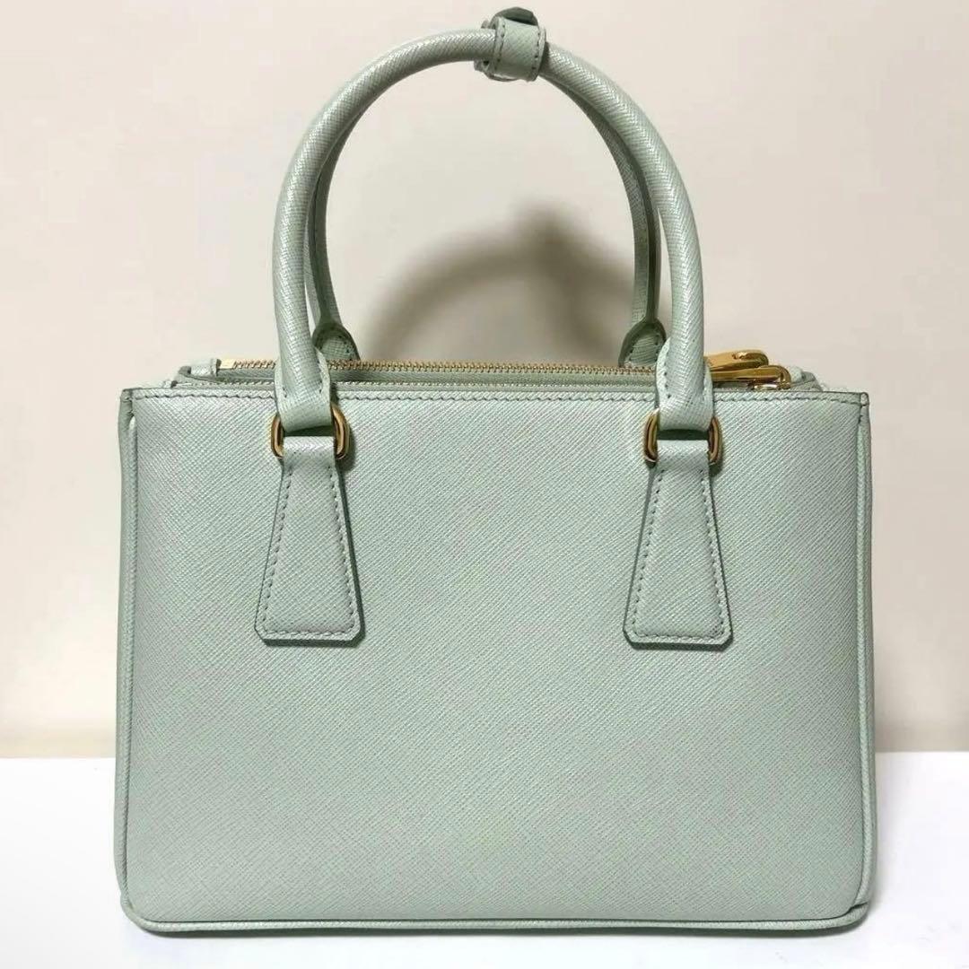 【7/4まで限定価格】Prada ガレリア　スモール　パステルグリーン — image 2