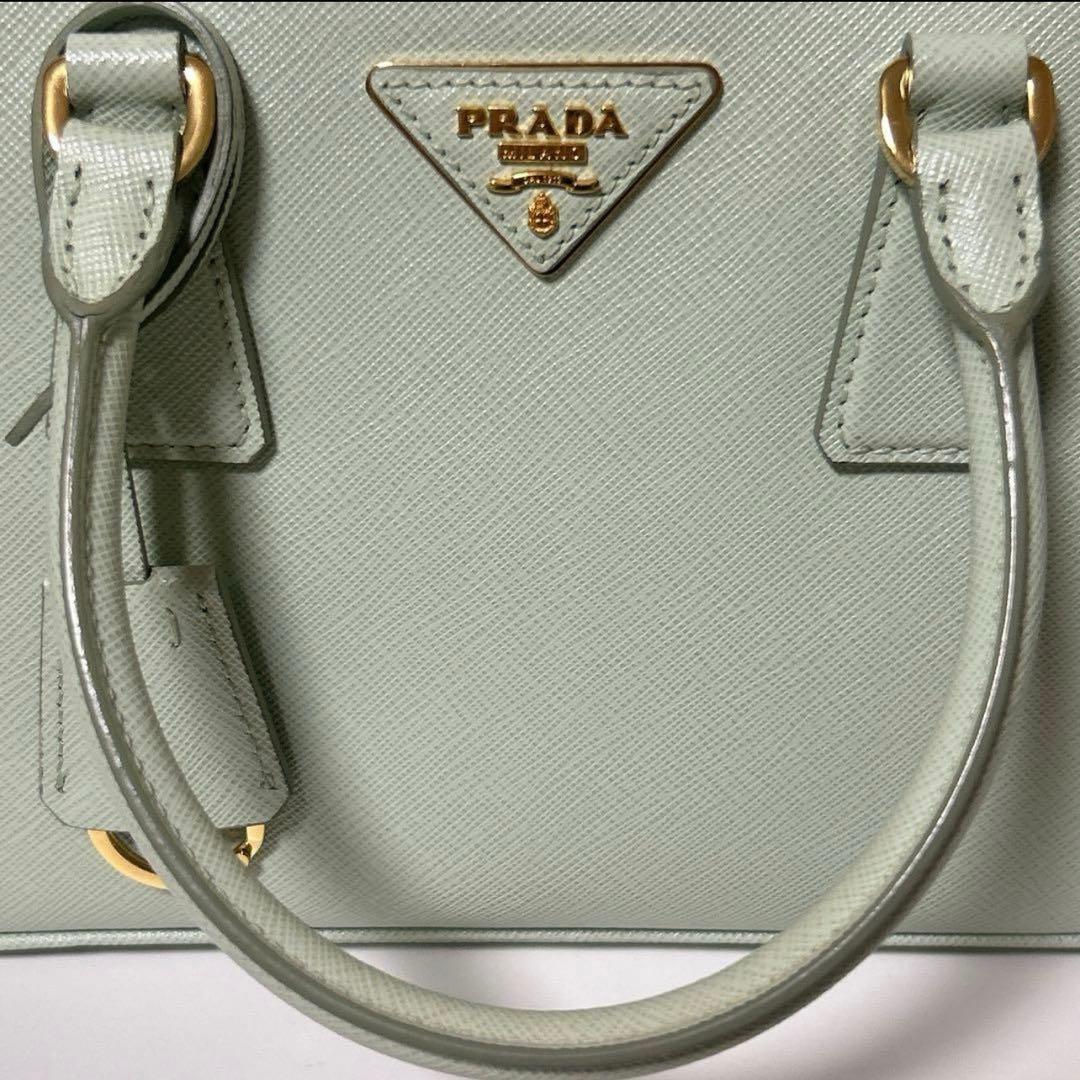 【7/4まで限定価格】Prada ガレリア　スモール　パステルグリーン — image 4