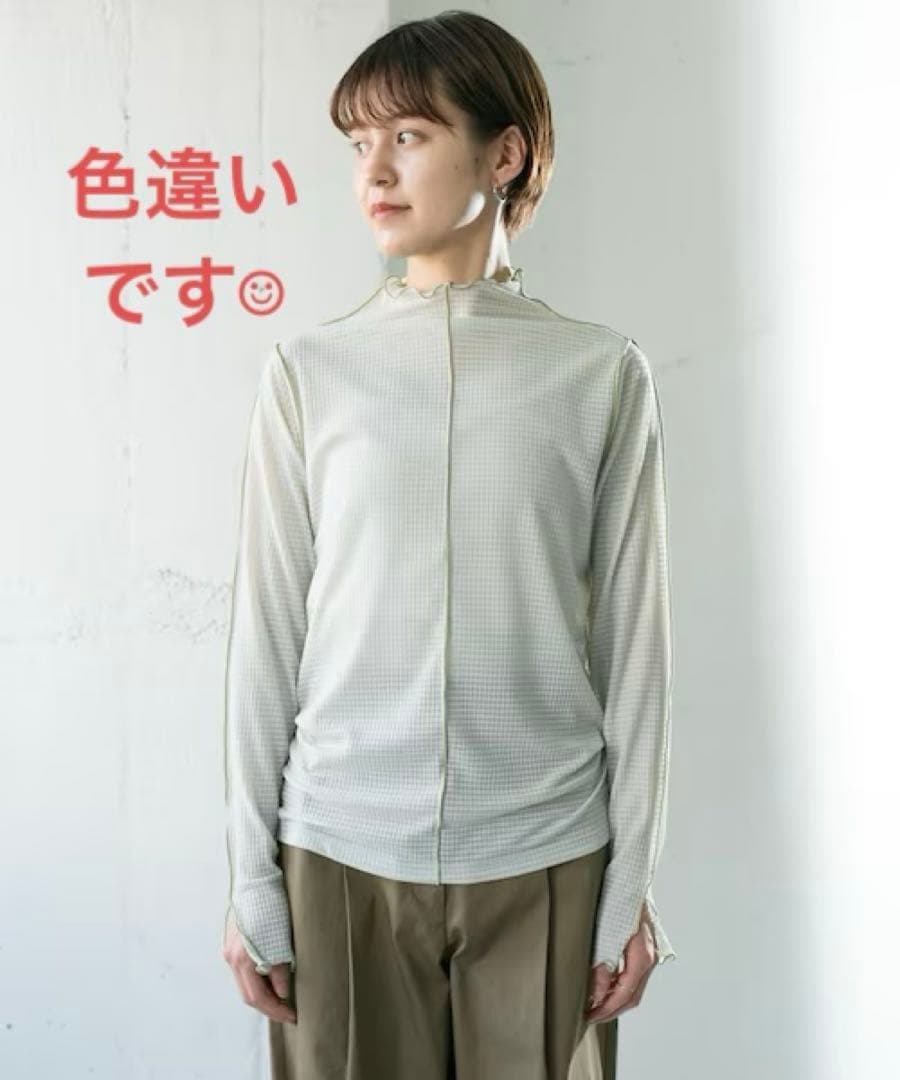 KBF☆シアーギンガムチェックカットソー — image 4