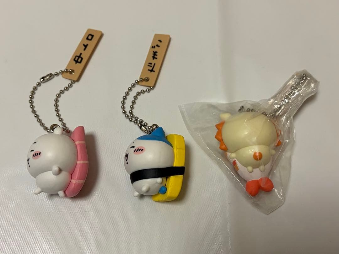 ちいかわ寿司フィギュアキーホルダー 3個セット — image 2