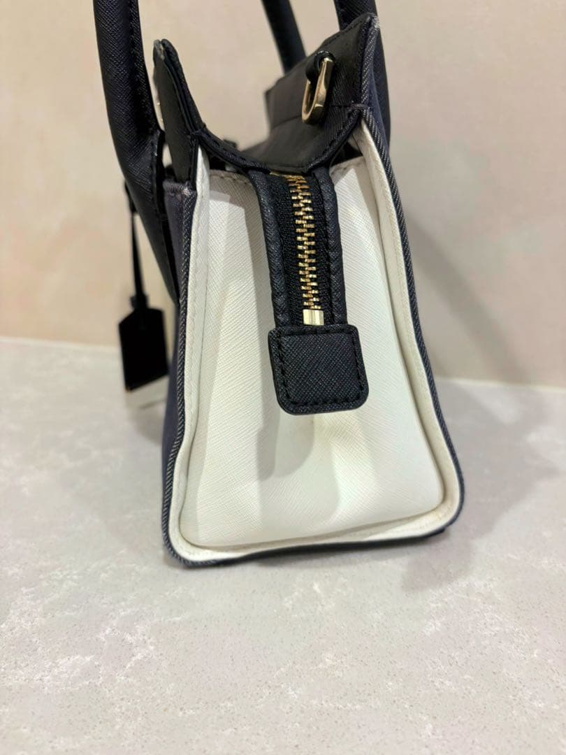 kate spade ケイトスペード バイカラー デニム ハンドバッグ — image 2