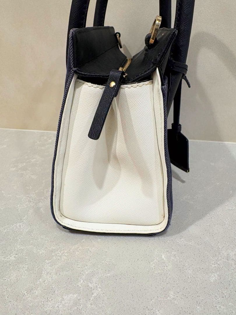kate spade ケイトスペード バイカラー デニム ハンドバッグ — image 3