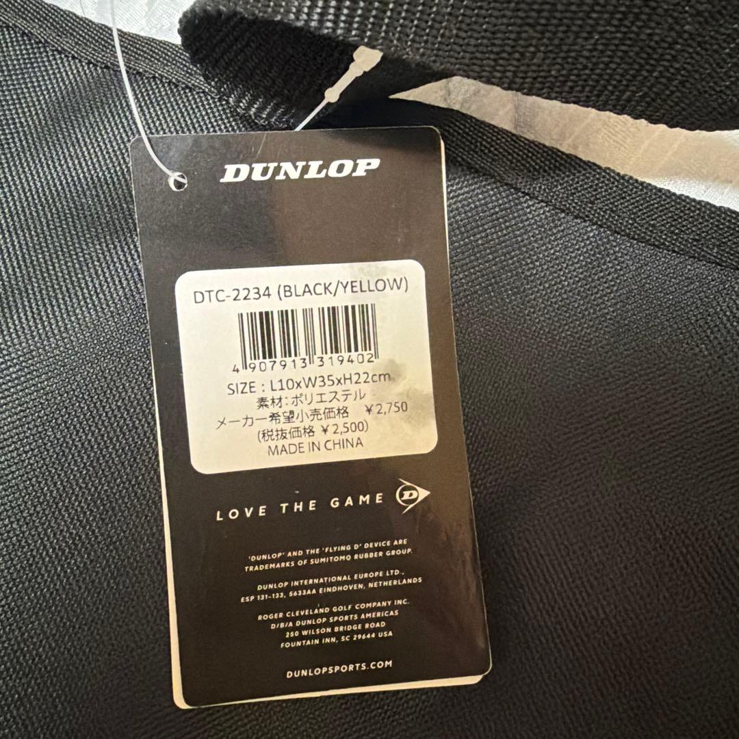 DUNLOP ショルダーバッグ DTC-2234 ブラック イエロー — image 3