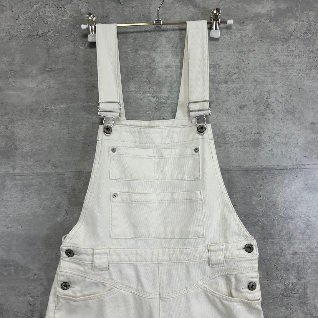 MELT THE LADY オーバーオール サロペット ホワイト ワイド — image 3
