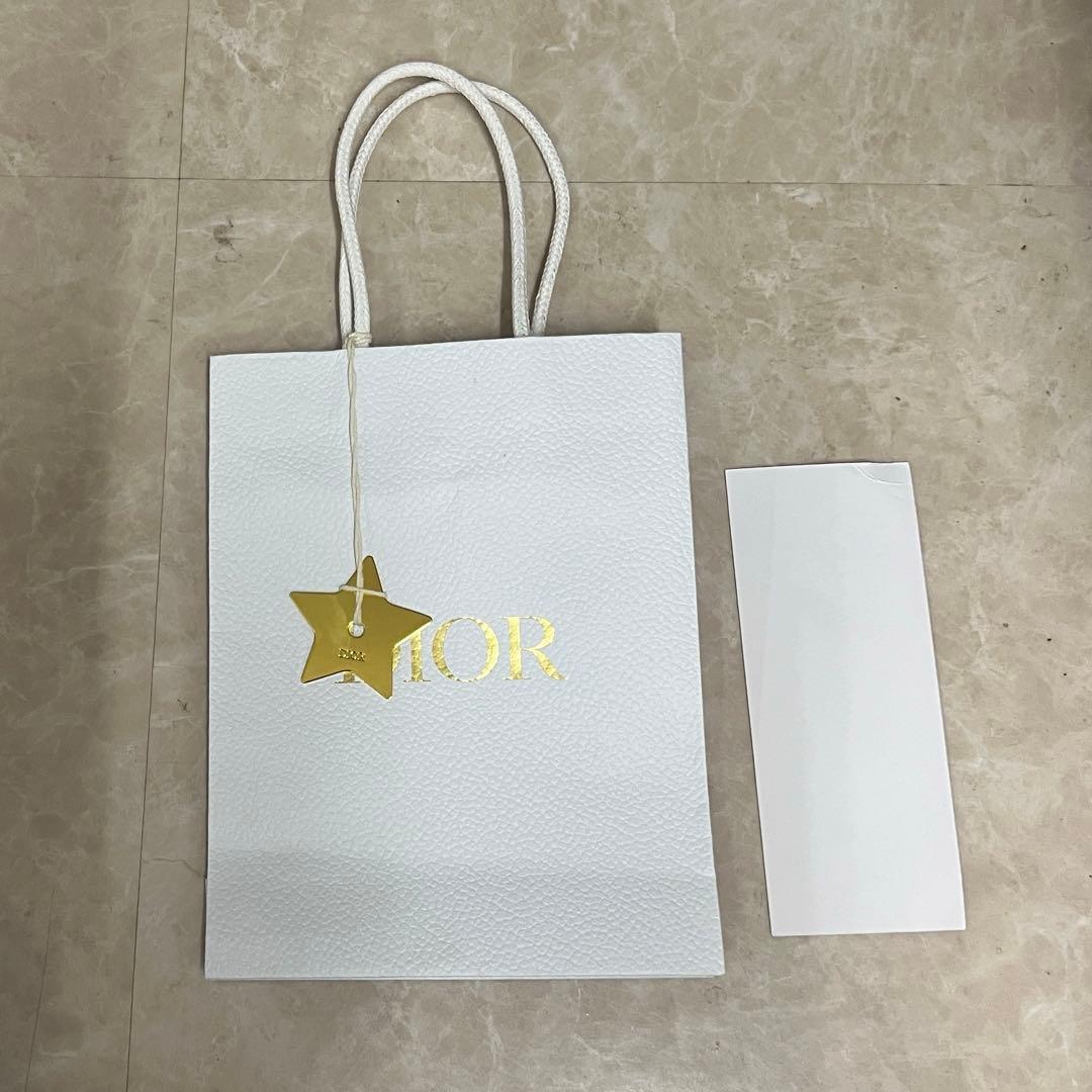 Dior ディオール　ショップ袋　ショッパー　星チャーム付き　ゴールド　小型 — image 5
