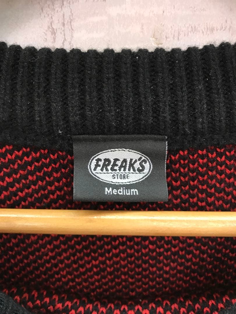 FREAK'S STORE シェーキーズ 企業物 ストリート 古着 ロゴ ニット — image 2