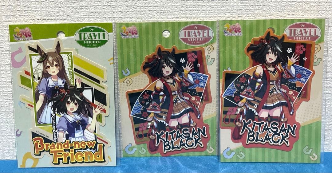 ウマ娘　トラベルステッカー　キタサンブラック　サトノダイヤモンド　5点 — image 3
