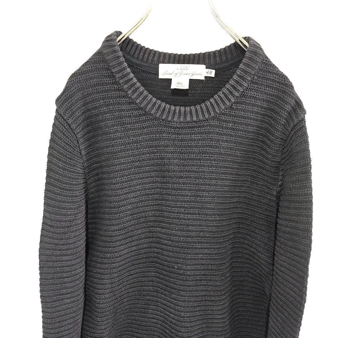 エイチアンドエム L.O.G.G. H&M ニットセーター XS ネイビー — image 5