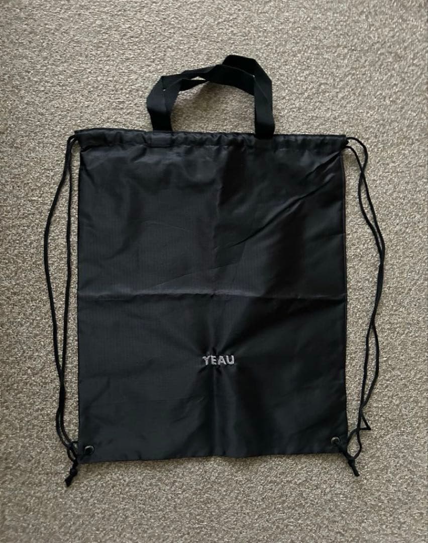YEAU ナイロンナップザック　ノベルティ　ブラック — image 2