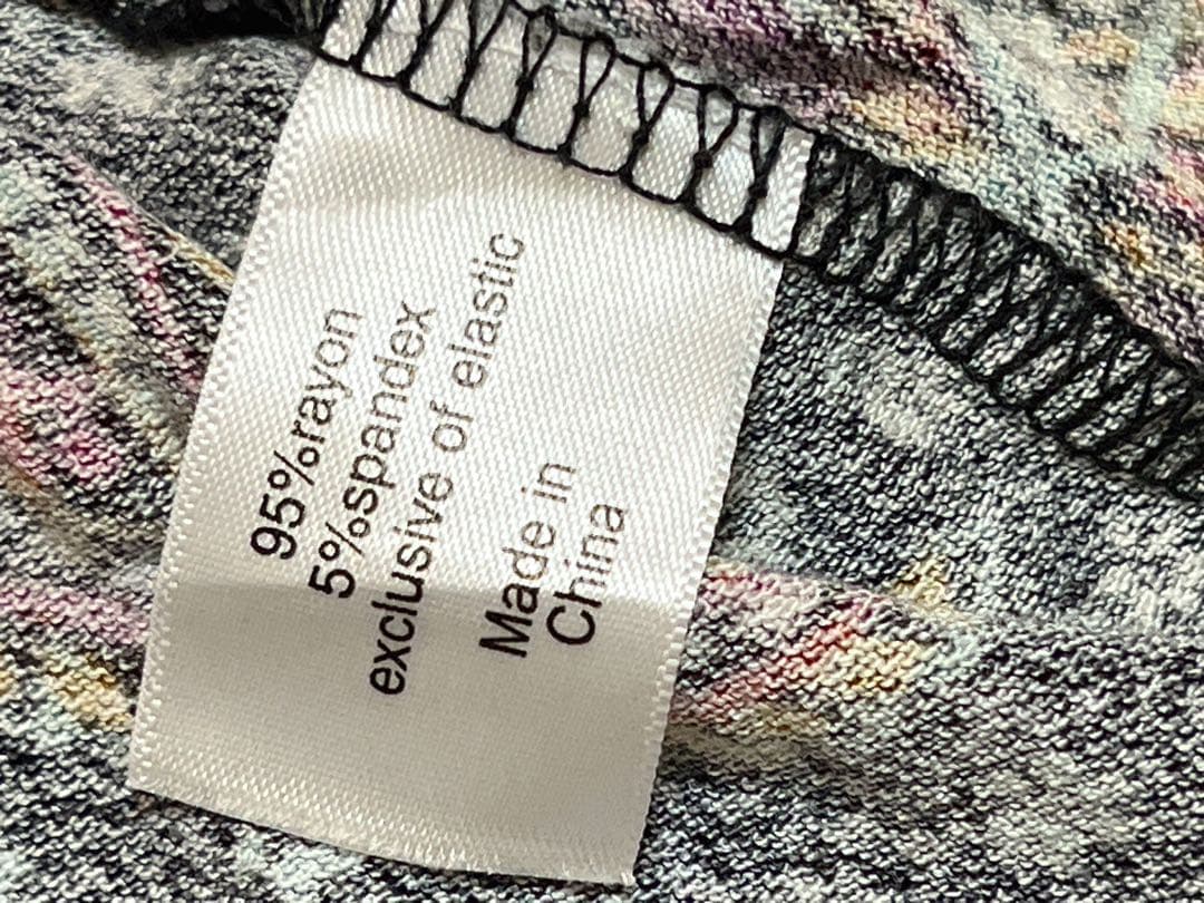 LANE BRYANT ペイズリー柄 長袖チュニック カットソー ブラック — image 5