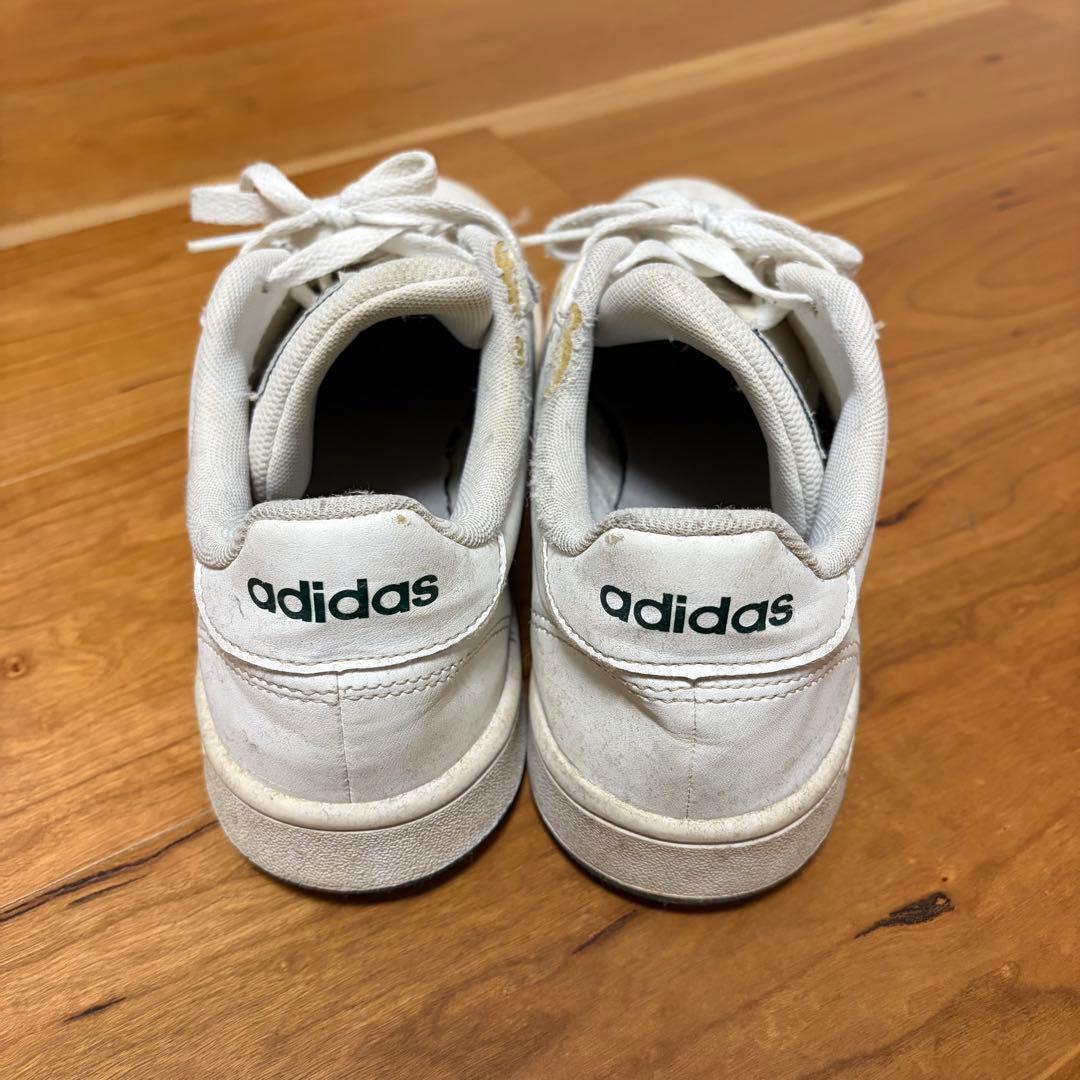 adidas グランドコート ベース ホワイト×グリーン 26.0cm — image 2