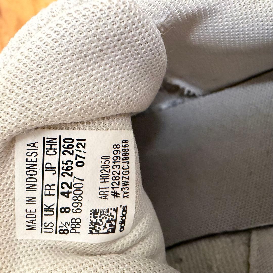 adidas グランドコート ベース ホワイト×グリーン 26.0cm — image 3