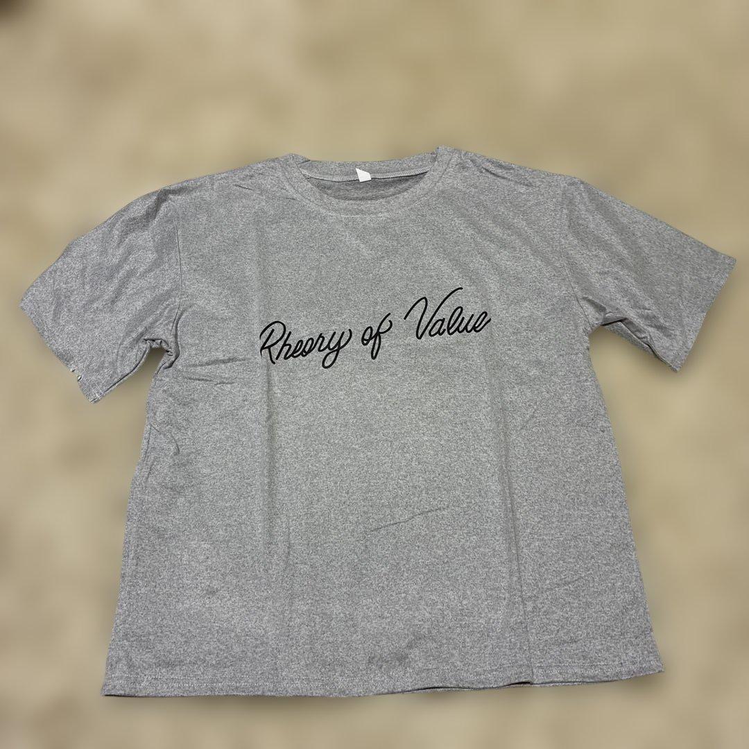 新品　ロゴTシャツ グレー 半袖 オーバーサイズ ゆるだぼ 韓国風　ユニセックス — image 2