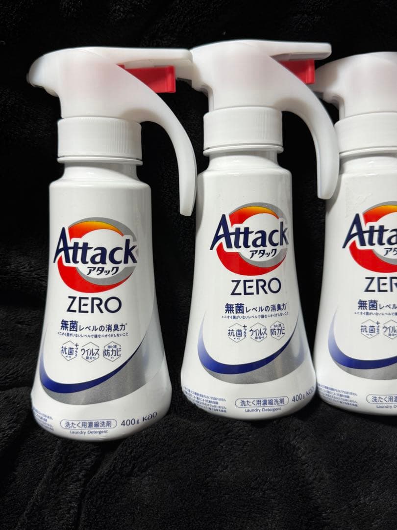 アタック ZERO 最高の清潔力無菌レベルの消臭力 ワンハンドタイプ本体400ｇ — image 2