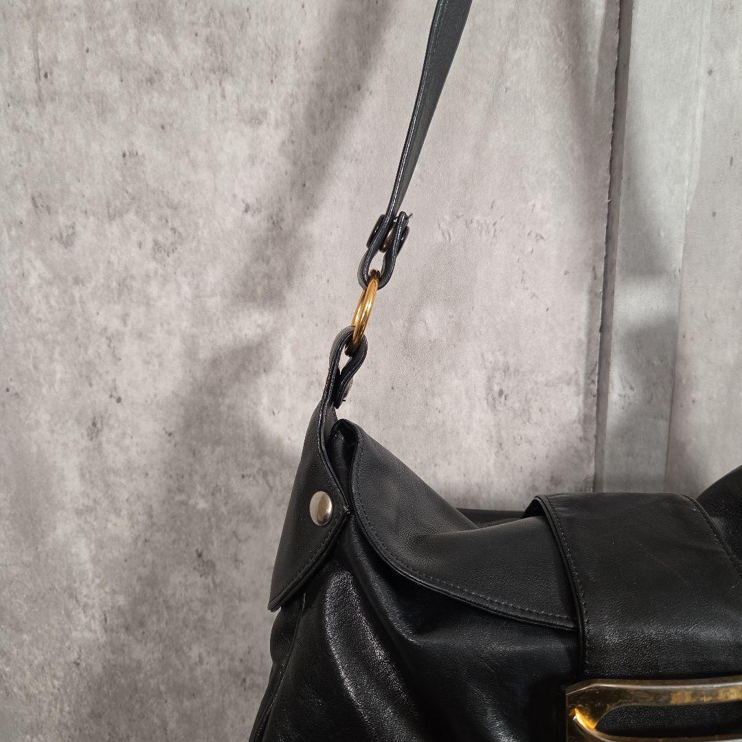 【60s_vintage】Belt Leather OneShoulderbag — image 2