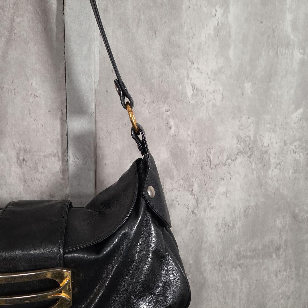 【60s_vintage】Belt Leather OneShoulderbag — image 3