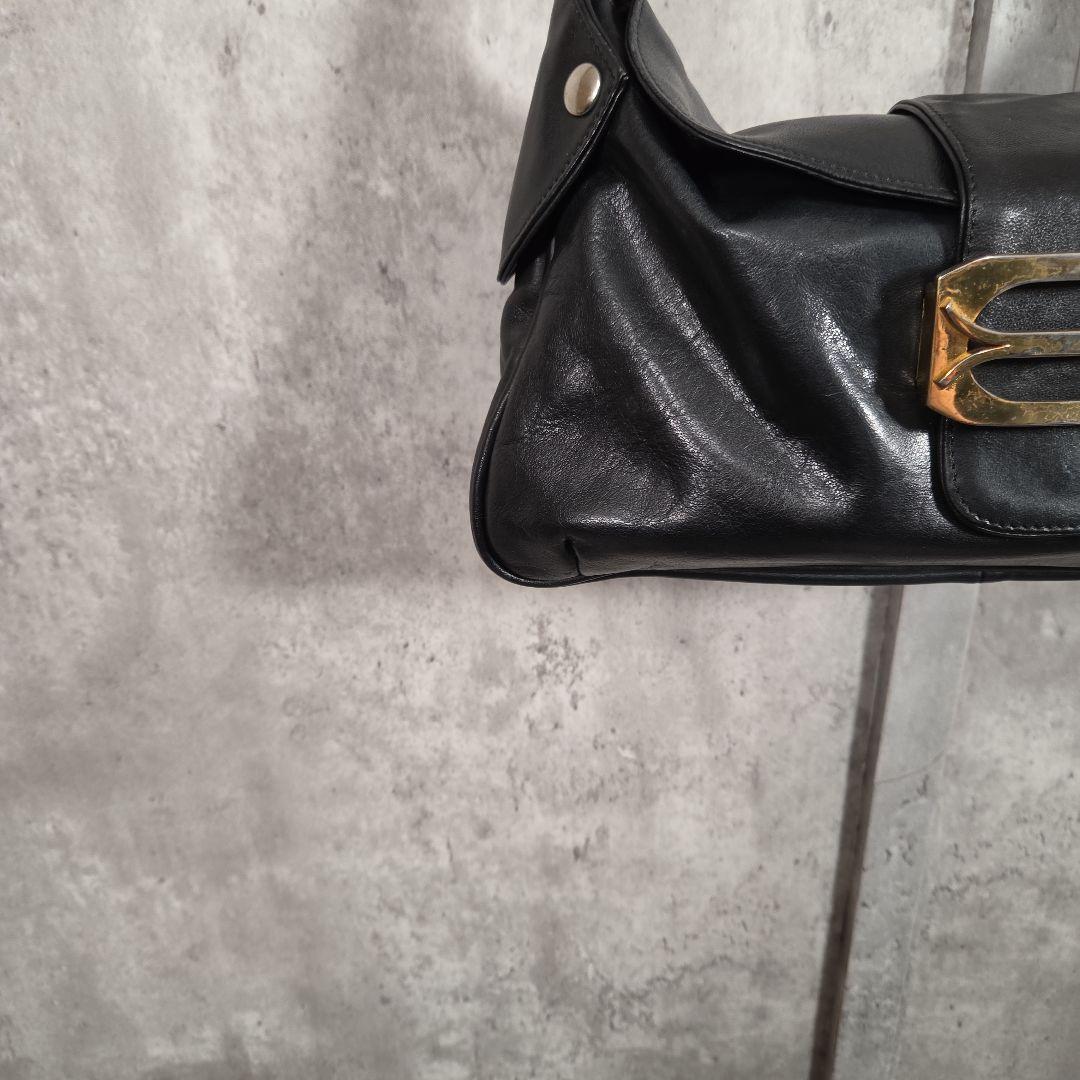 【60s_vintage】Belt Leather OneShoulderbag — image 4
