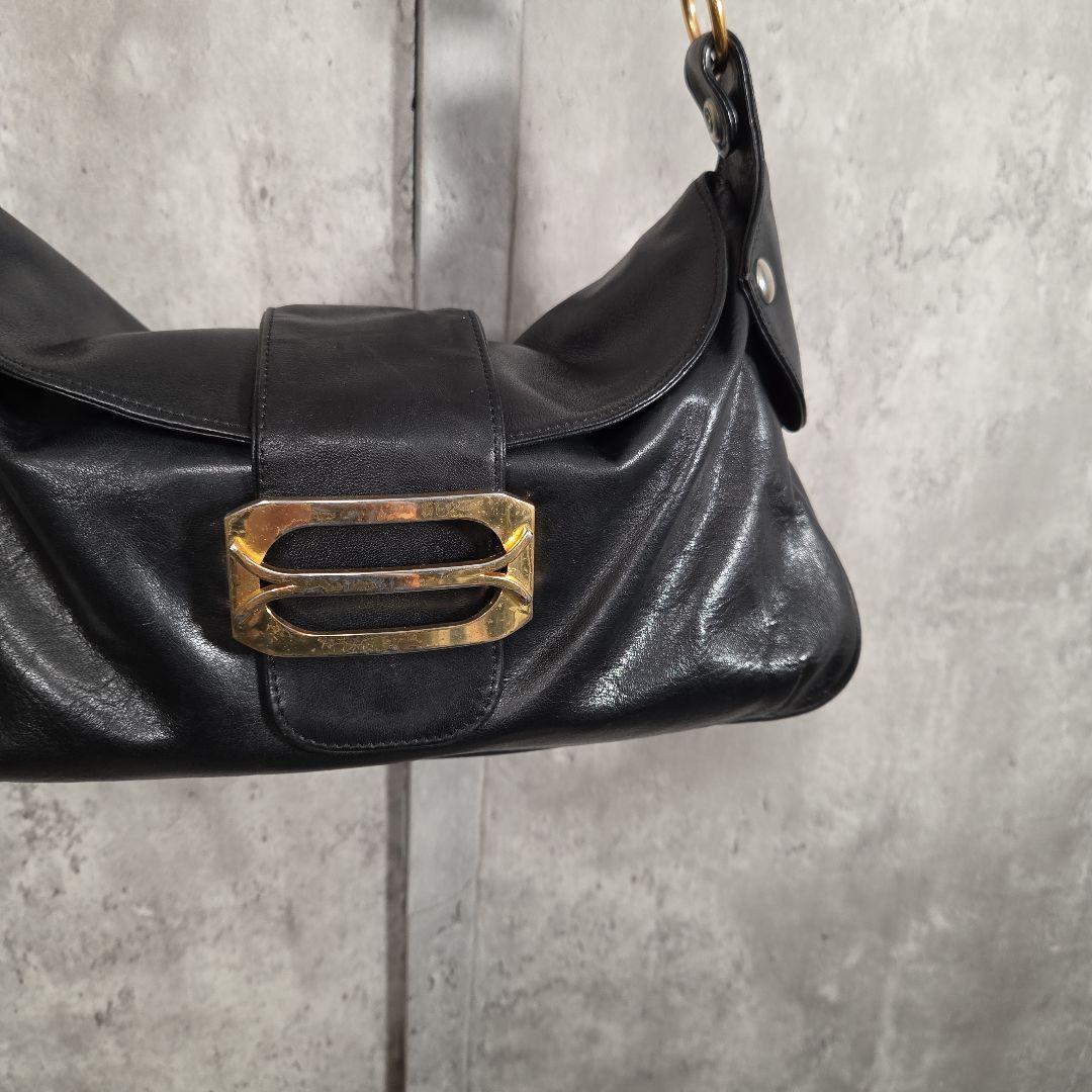 【60s_vintage】Belt Leather OneShoulderbag — image 5