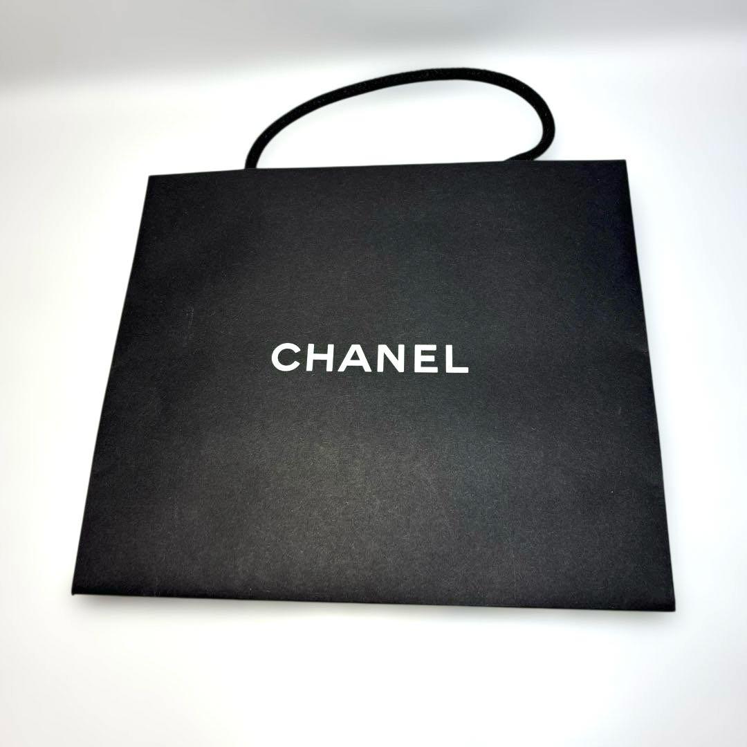 【美品】CHANEL シャネル ショッパー 紙袋 3枚セット 黒 ブラック ミニ — image 3