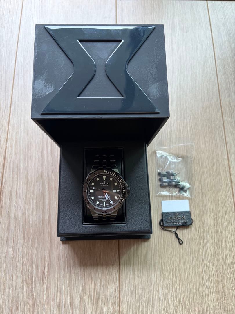 EDOX デルフィン オリジナル オートマチック 自動巻き 300m防水 箱付 — image 3