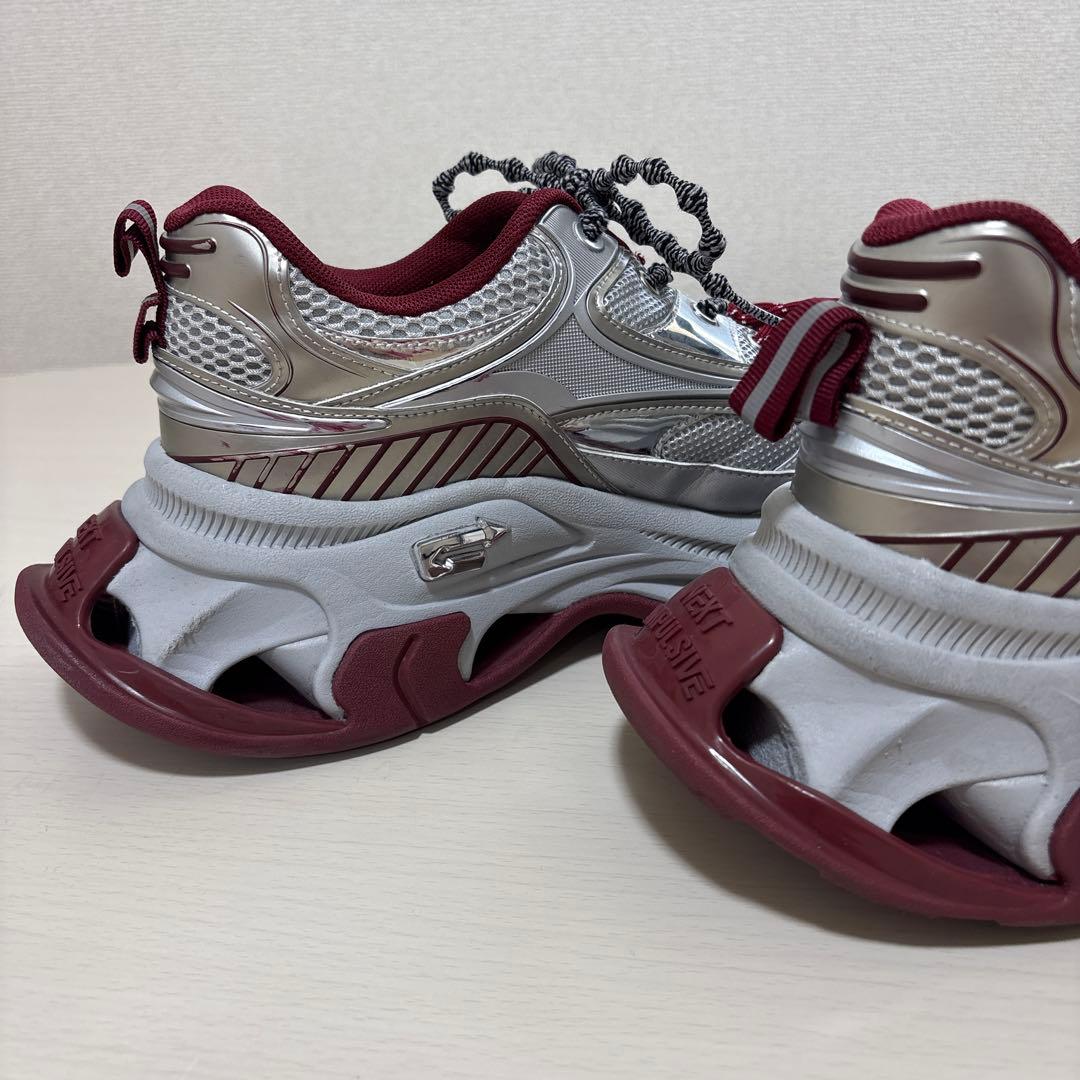 NEXT IMPULSIVE シルバー×ボルドー かやゆー着用 — image 3