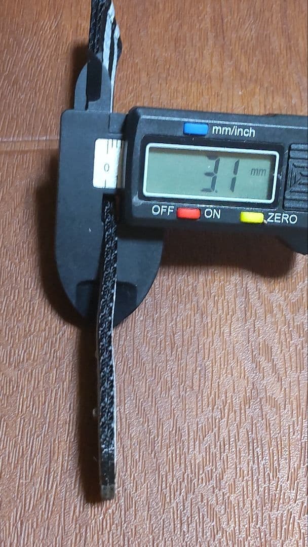 ナイロン製ストライプ時計バンドブラックGLAY22mm — image 5