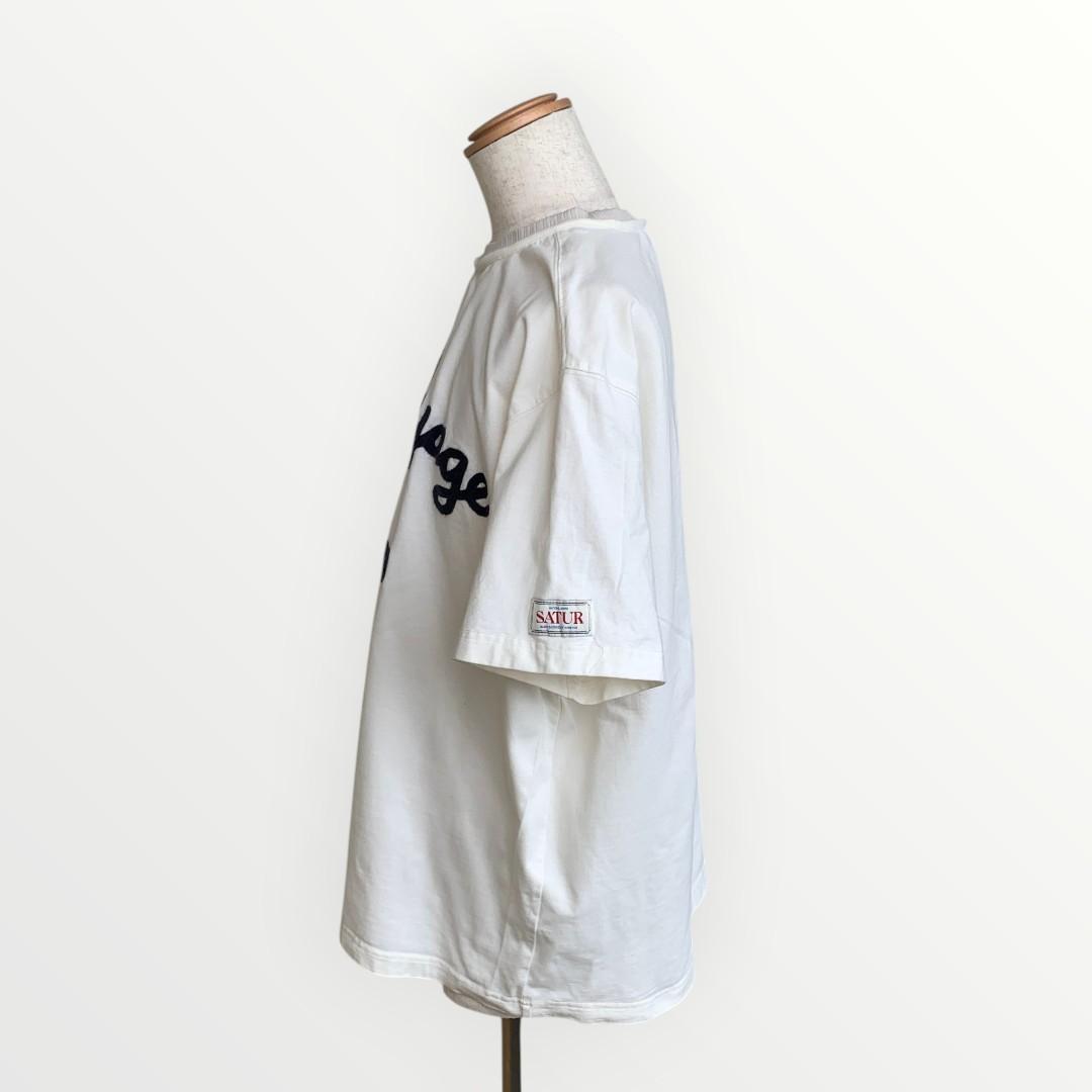 SATUR（セター）✨Tシャツ XL 韓国 Bon Voyage 刺繍ロゴ — image 3