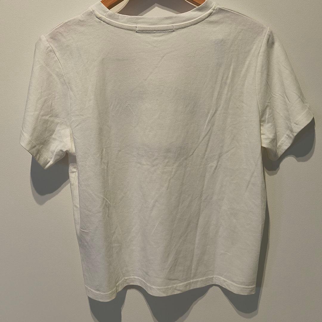 OFALO　オファロ　半袖 Tシャツ ホワイト ロゴ刺繍 — image 4