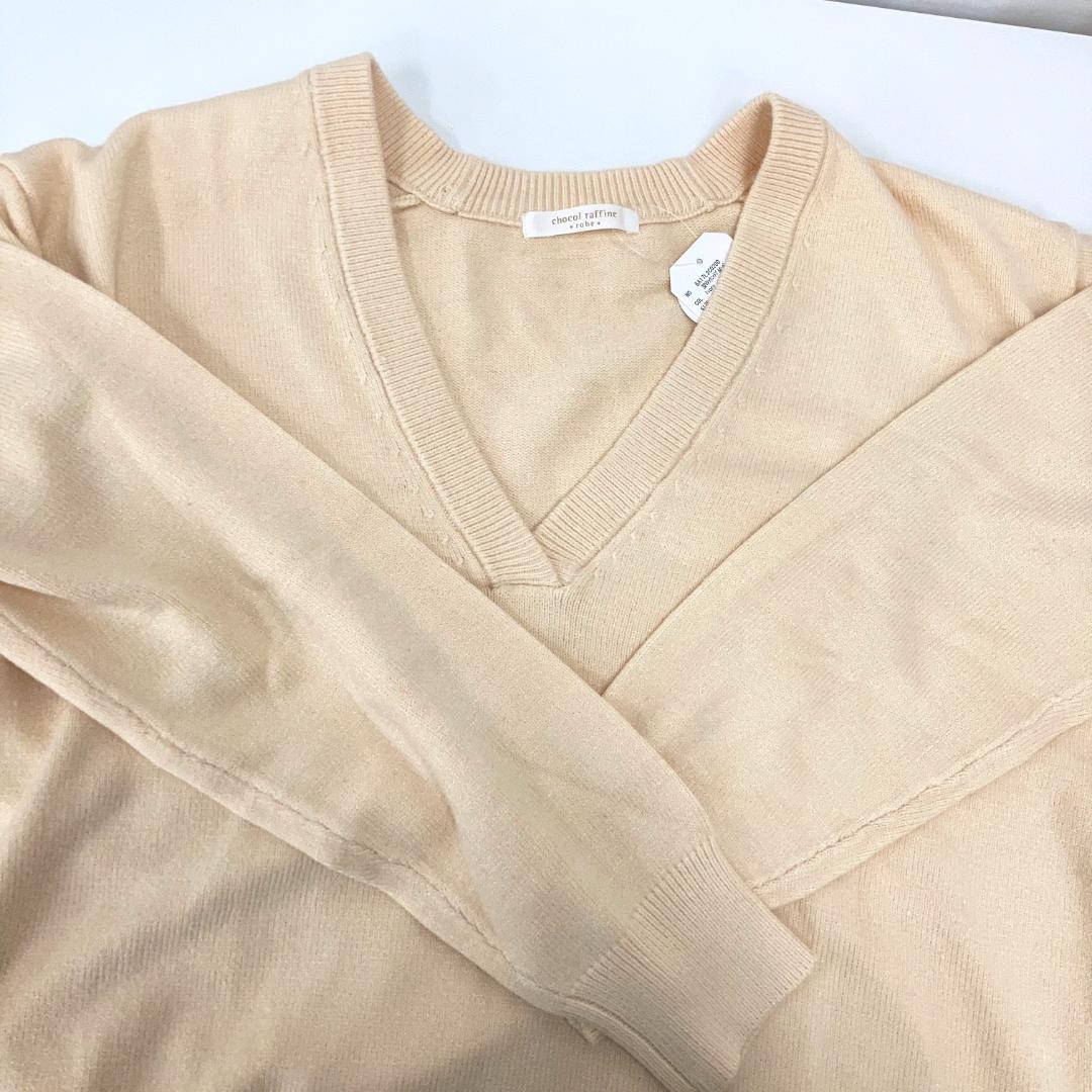 新品タグ付⭐chocol raffine robe Vネックセーター サイズF — image 4