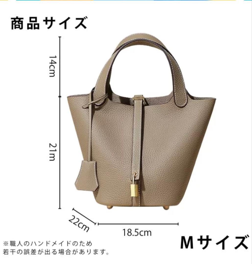本革キューブバッグ キャメルブラウン — image 5