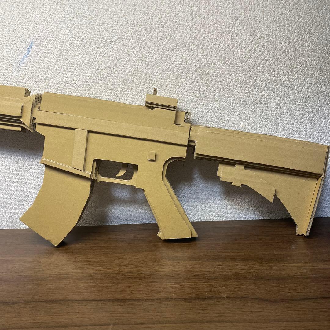 てらん　M4ライフル　ダンボール製 — image 3