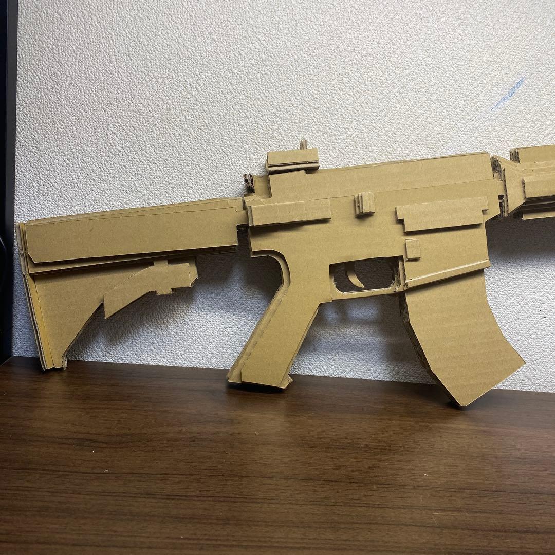 てらん　M4ライフル　ダンボール製 — image 4