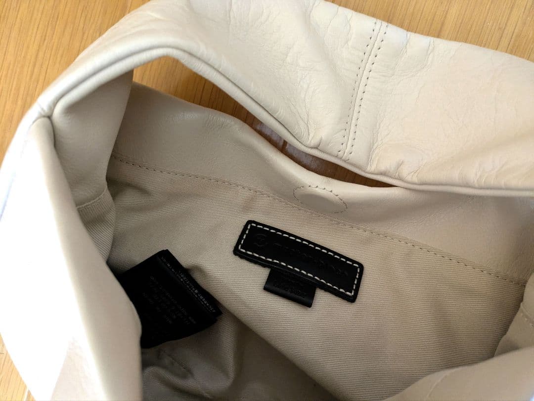 マスターピース×リトルスージー　ハンドバッグ　ivory — image 4