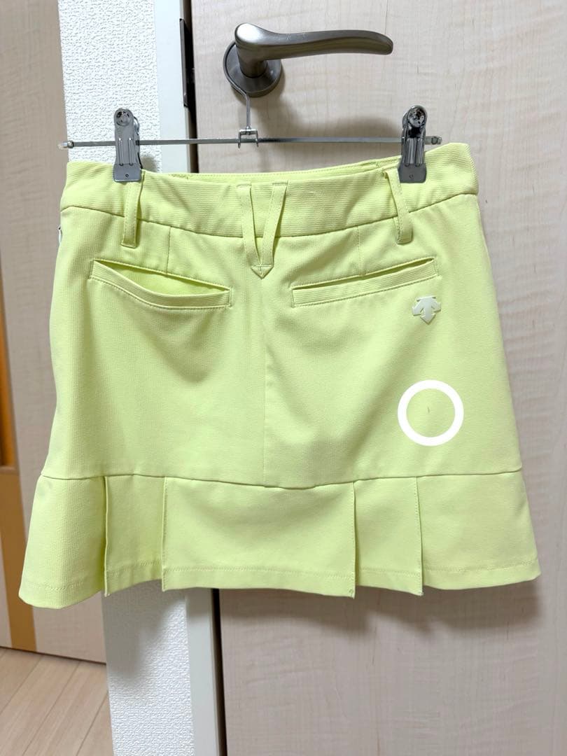 DESCENTE GOLF ゴルフスカート イエロー レディース — image 2
